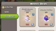 Get items in exchange for Raid Medals in COC (Image via Supercell)